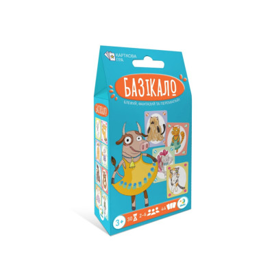 Настільна карткова гра для дітей "Базікало" 301236 2-6 гравців Настільна карткова гра для дітей "Базікало" 301236 2-6 гравців