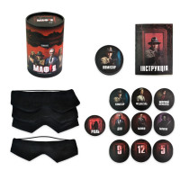 Настільна гра "Мафія" 30698 картки 24 штук маски 12 штук