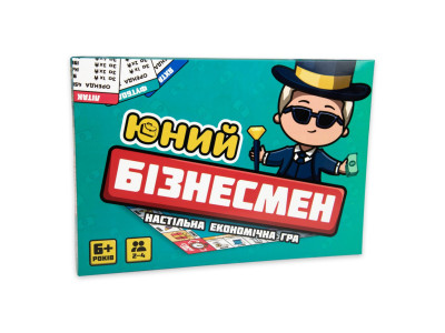 Настільна гра Юний Бізнесмен 30341 картки та тайли власності