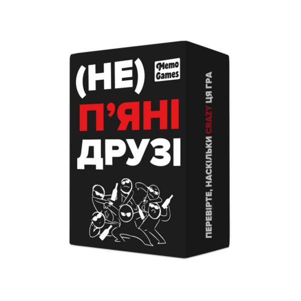Настільна гра "(Не) пяні друзі" 0030MG 180 карточек