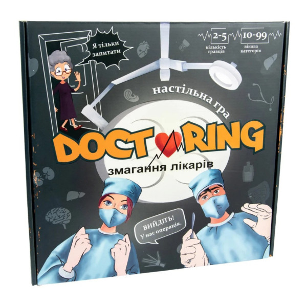Настільна гра "Doctoring - змагання лікарів" Strateg 30916 рус Настільна гра "Doctoring - змагання лікарів" Strateg 30916 рус