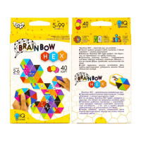 Розважальна карткова гра "Brainbow HEX" G-BRH-01-01 40 карт Розважальна карткова гра "Brainbow HEX" G-BRH-01-01 40 карт