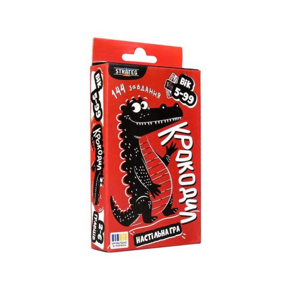 Настільна гра "Крокодил" 30686 інструкція 36 карток Настільна гра "Крокодил" 30686 інструкція 36 карток