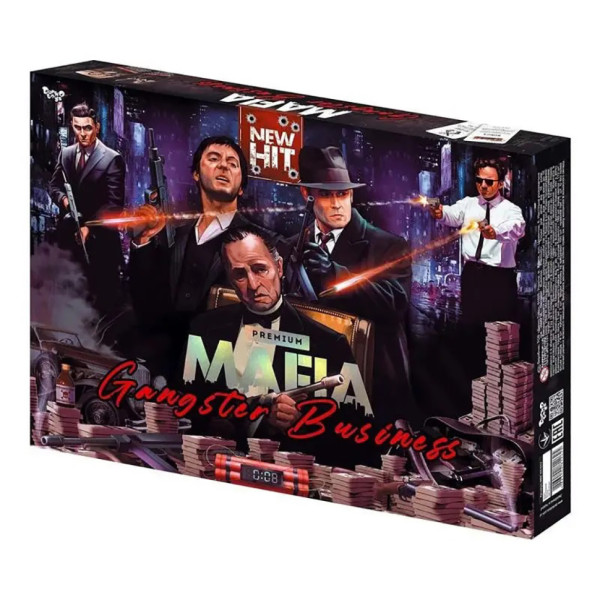 Настільна економічна гра "MAFIA. Gangster Business. Premium" MAF-03-01U українською мовою Настільна економічна гра "MAFIA. Gangster Business. Premium" MAF-03-01U українською мовою