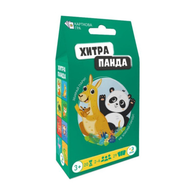 Карткова гра "Хитра панда" 301235 29 карточек