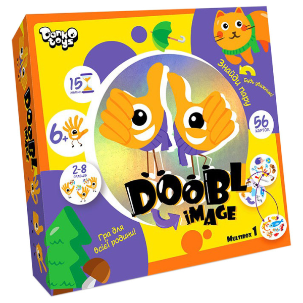 Розважальна настільна гра "Doobl Image" DBI-01-01U укр. мовою Мультібокс 1