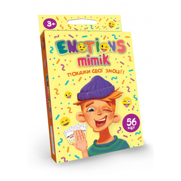 Карткова гра "Emotions Mimik" EM-01-01U укр. мовою Карткова гра "Emotions Mimik" EM-01-01U укр. мовою