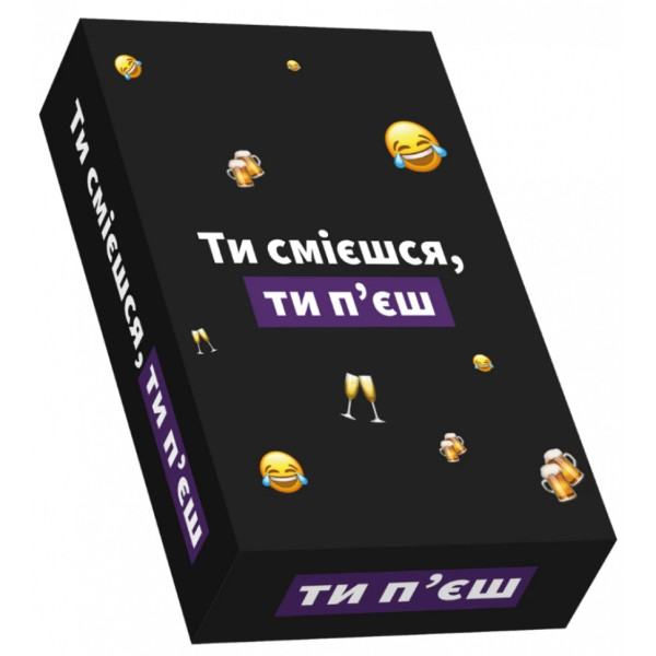 Настільна гра "Ти смієшся ти п'єш" 290025 Настільна гра "Ти смієшся ти п'єш" 290025