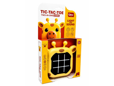 Дитяча гра "Натискай швидко: Жираф" Tic-Tac-Toe G66-3 зі світлом та звуком Дитяча гра "Натискай швидко: Жираф" Tic-Tac-Toe G66-3 зі світлом та звуком