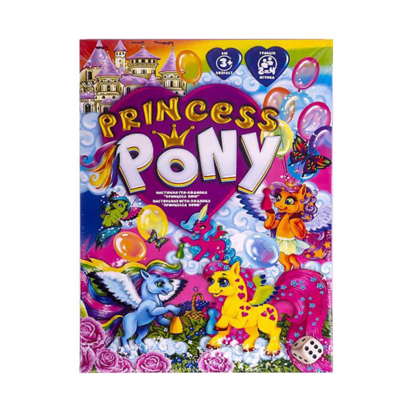 Настільна розважальна гра "Princess Pony" DTG96 бродилка Настільна розважальна гра "Princess Pony" DTG96 бродилка