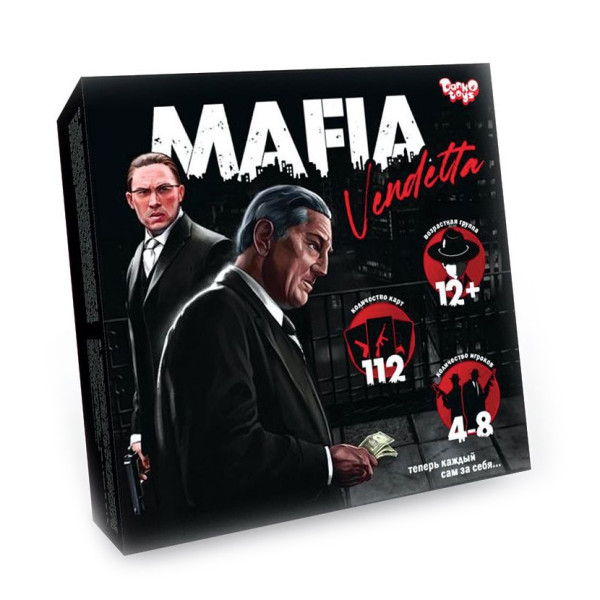 Настільна гра MAFIA Vendetta MAF-01-01U укр Настільна гра MAFIA Vendetta MAF-01-01U укр