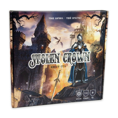 Настільна гра Stolen Crown 30811 рулетка зі стрілкою ігрове поле