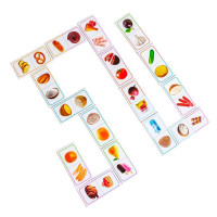 Дитяча настільна гра "Доміно. Продукти харчування" 10109169 28 карток