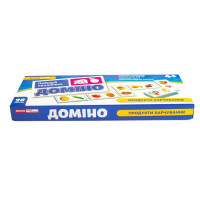 Дитяча настільна гра "Доміно. Продукти харчування" 10109169 28 карток