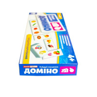 Дитяча настільна гра "Доміно. Продукти харчування" 10109169 28 карток