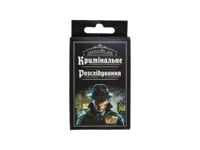 Карткова настільна гра «Кримінальне розслідування» 30418 українською мовою 36 карток