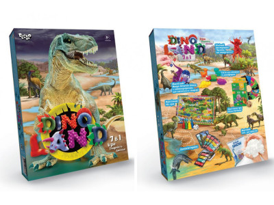 Набір креативної творчості "Dino Land" DL-01-01U 7 в 1 Набір креативної творчості "Dino Land" DL-01-01U 7 в 1