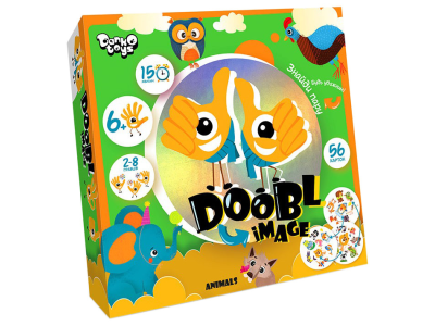Розважальна настільна гра "Doobl Image" DBI-01-01U укр. мовою Тварини Розважальна настільна гра "Doobl Image" DBI-01-01U укр. мовою Тварини