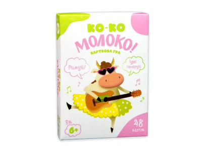 Карткова гра "Ко-ко Молоко" 30386 розважальна українською мовою