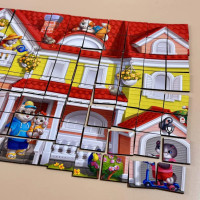 Деревяний пазл-вкладиш "Котячий будинок пазл літній" (ПСД273) PSD273