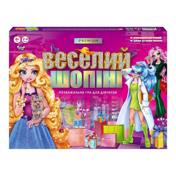 Настільна розважальна гра "Веселий шопінг" G-VS-01-01U рус Настільна розважальна гра "Веселий шопінг" G-VS-01-01U рус