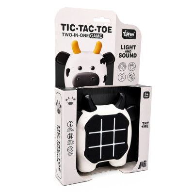 Дитяча гра "Натискай швидко: Корівка" Tic-Tac-Toe G66-2 зі світлом та звуком Дитяча гра "Натискай швидко: Корівка" Tic-Tac-Toe G66-2 зі світлом та звуком