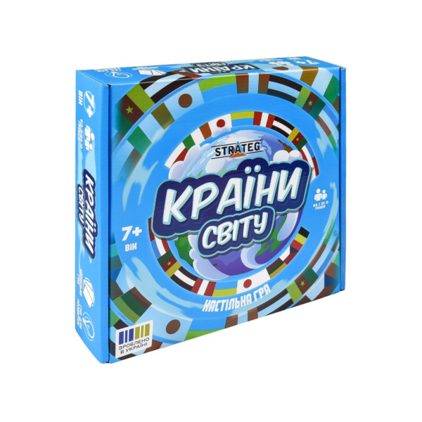 Карткова гра "Країни світу" 30952 інструкція 220 карток
