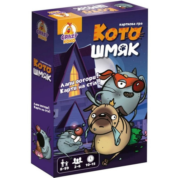 Настільна розважальна гра "Котошмяк" VT8077-01 100 карток