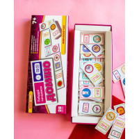 Дитяча настільна гра "Доміно. Вивчаємо час" 10120209 28 фішок