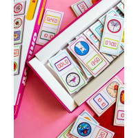 Дитяча настільна гра "Доміно. Вивчаємо час" 10120209 28 фішок