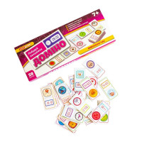 Дитяча настільна гра "Доміно. Вивчаємо час" 10120209 28 фішок