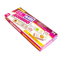 Дитяча настільна гра "Доміно. Вивчаємо час" 10120209 28 фішок