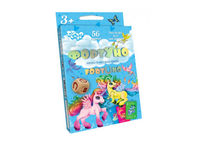 Дитяча розвиваюча настільна гра "ФортУно Cute Unicorns" UF-04-01U укр. мовою