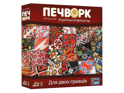 Настільна гра "Печворк. Український фольклор" LOB2412UA Настільна гра "Печворк. Український фольклор" LOB2412UA