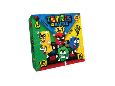 Розважальна гра "Tetris IQ battle 3in1" G-TIB-02U укр. мовою Розважальна гра "Tetris IQ battle 3in1" G-TIB-02U укр. мовою