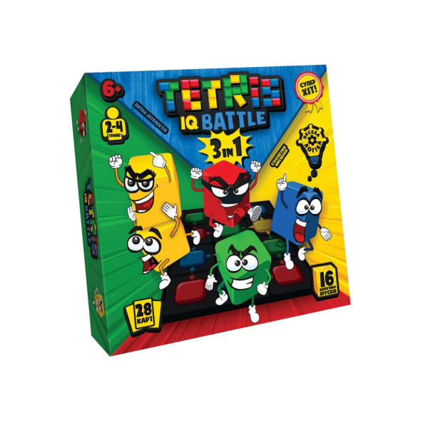 Розважальна гра "Tetris IQ battle 3in1" G-TIB-02U укр. мовою Розважальна гра "Tetris IQ battle 3in1" G-TIB-02U укр. мовою