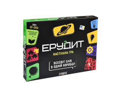 Настільна гра “Ерудит” 30451 ігрове поле набір фішок-літер Настільна гра “Ерудит” 30451 ігрове поле набір фішок-літер