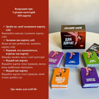 Настільна гра Для дівчат 290131 5 різних категорій карт