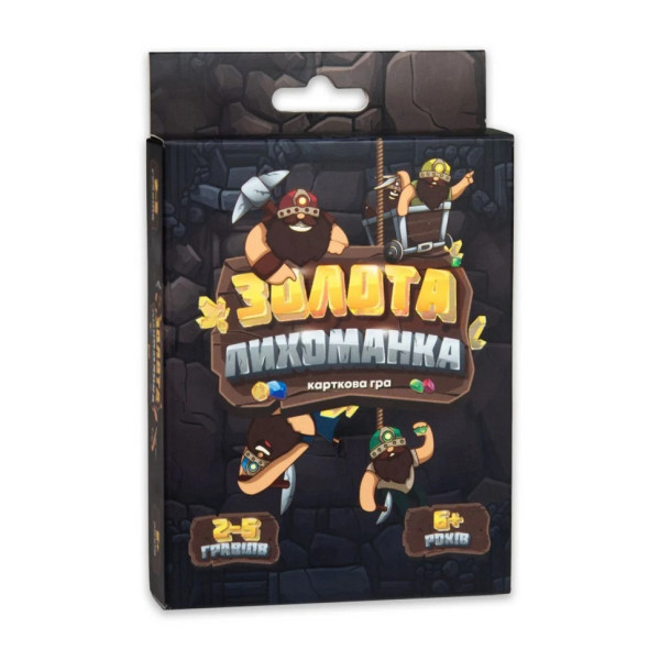 Карткова гра "Золота Лихоманка" 30396 українською мовою Карткова гра "Золота Лихоманка" 30396 українською мовою