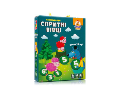 Дитяча настільна гра "Спритні вівці схопи 10-ку!" VT8033-07 99 фішок