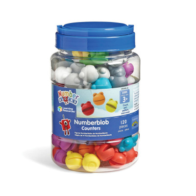 Ігровий набір для навчання рахунку "Веселі жаби Numberblobs" Learning Resources HM94490-UK 120 жабок