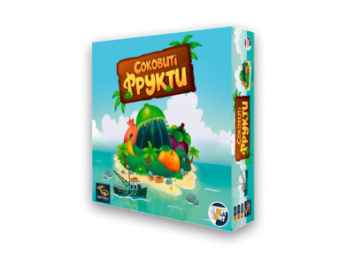 Настільна гра "Соковиті фрукти" SF001U 100 деревяних фігурок фруктів