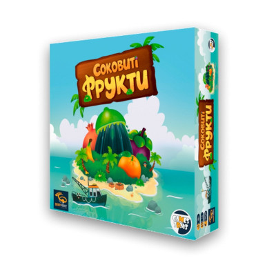 Настільна гра "Соковиті фрукти" SF001U 100 деревяних фігурок фруктів