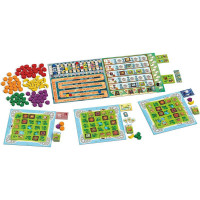 Настільна гра "Соковиті фрукти" SF001U 100 деревяних фігурок фруктів