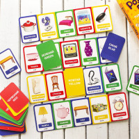 Настільна гра "Розумне лото. Їжа" 831003 4 великі гральні поля 20 маленьких карток