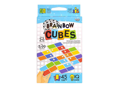 Розважальна настільна гра "Brainbow CUBES" G-BRC-01-01 45 карт