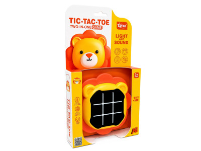 Дитяча гра "Натискай швидко: Лев" Tic-Tac-Toe G66-1 зі світлом та звуком Дитяча гра "Натискай швидко: Лев" Tic-Tac-Toe G66-1 зі світлом та звуком