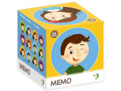 Дитяча настільна гра Мемо "Емоції" DoDo 300144 24 елемента