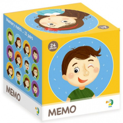 Дитяча настільна гра Мемо "Емоції" DoDo 300144 24 елемента