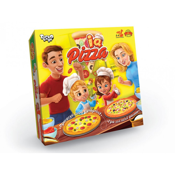 Сімейна настільна гра "IQ Pizza" G-IP-01U укр. мовою Сімейна настільна гра "IQ Pizza" G-IP-01U укр. мовою